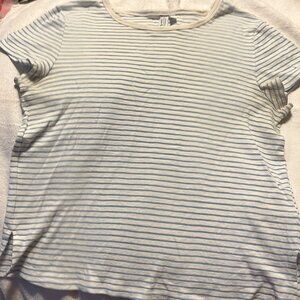 Los Angeles Atelier & other stories strpped cotton blouse size 6